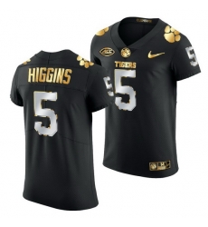 Clemson Tigers Tee Higgins Black Golden Edition Jersey