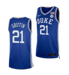 Duke Blue Devils Aj Griffin Royal College Basketball 2021 22Authentic Jersey