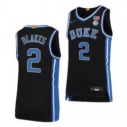 Duke Blue Devils Jaylen Blakes Black College Basketball 2021 22Limited Jersey