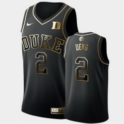 Duke Blue Devils Luol Deng Black 2019 Golden Edition Men'S Jersey
