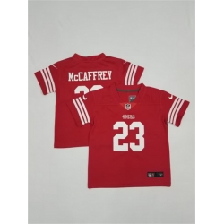 Toddlers-San-Francisco-49ers--2323-Christian-McCaffrey-Red-Vapor-Untouchable-Stitched-Football-Jersey-534-23451