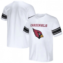 Men Arizona Cardinals White X Darius Rucker Collection Football Striped T Shirt