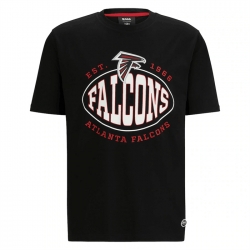 Men Atlanta Falcons Black BOSS X Trap T Shirt