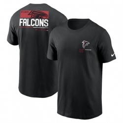 Men Atlanta Falcons Black Team Incline T Shirt