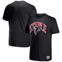 Men Atlanta Falcons X Staple Black Logo Lockup T Shirt