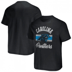 Men Carolina Panthers Black X Darius Rucker Collection Stripe T Shirt