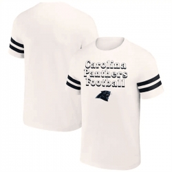 Men Carolina Panthers Cream X Darius Rucker Collection Vintage T Shirt