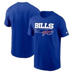 Men Buffalo Bills Blue Division Essential T Shirt