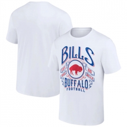 Men Buffalo Bills White X Darius Rucker Collection Vintage Football T Shirt