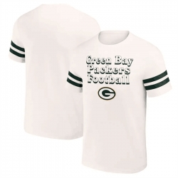 Men Green Bay Packers Cream X Darius Rucker Collection Vintage T Shirt