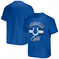 Men Indianapolis Colts Blue X Darius Rucker Collection Stripe T Shirt