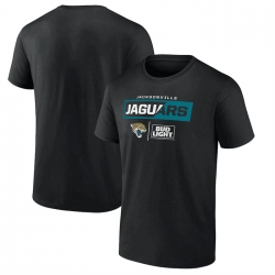 Men Jacksonville Jaguars Black X Bud Light T Shirt