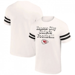 Men Kansas City Chiefs Cream X Darius Rucker Collection Vintage T Shirt