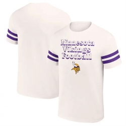 Men Minnesota Vikings Cream X Darius Rucker Collection Vintage T Shirt