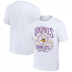 Men Minnesota Vikings White X Darius Rucker Collection Vintage Football T Shirt