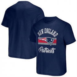 Men New England Patriots Navy X Darius Rucker Collection Stripe T Shirt