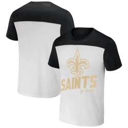 Men New Orleans Saints Cream Black X Darius Rucker Collection Colorblocked T Shirt