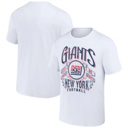 Men New York Giants White X Darius Rucker Collection Vintage Football T Shirt