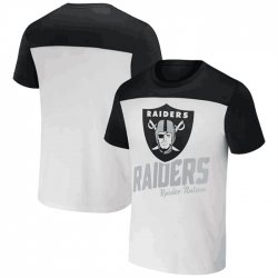 Men Las Vegas Raiders Cream Black X Darius Rucker Collection Colorblocked T Shirt