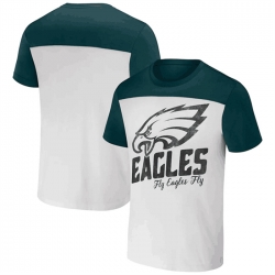 Men Philadelphia Eagles Cream Green X Darius Rucker Collection Colorblocked T Shirt