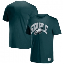 Men Philadelphia Eagles X Staple Green Logo Lockup T Shirt