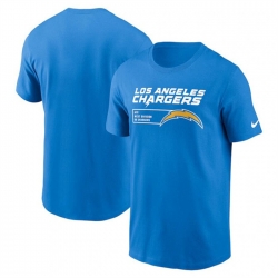 Men Los Angeles Chargers Blue Division Essential T Shirt