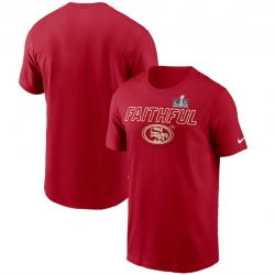 Men San Francisco 49ers Scarlet Super Bowl LVIII Local T Shirt