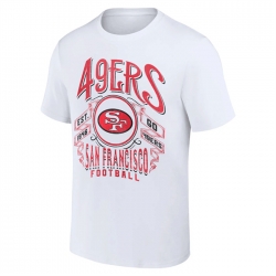 Men San Francisco 49ers White X Darius Rucker Collection Vintage Football T Shirt