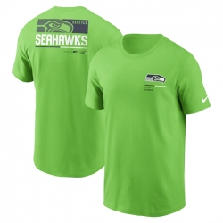 Men Seattle Seahawks Green Team Incline T Shirt