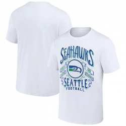 Men Seattle Seahawks White X Darius Rucker Collection Vintage Football T Shirt