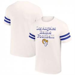 Men Los Angeles Rams Cream X Darius Rucker Collection Vintage T Shirt