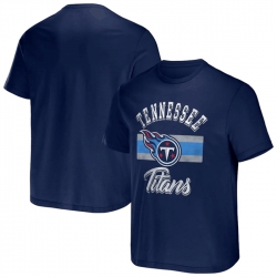 Men Tennessee Titans Navy X Darius Rucker Collection Stripe T Shirt