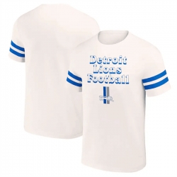 Men Detroit Lions Cream X Darius Rucker Collection Vintage T Shirt