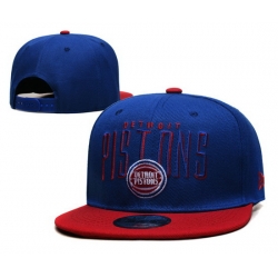 Detroit Pistons Snapback Cap 24E01