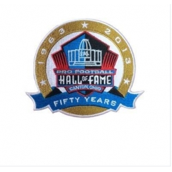 Stitched NFL 1963-2013 Pro Football Hall of Fame 50th Anniversary Fifty Years Jersey Patch