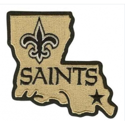 Stitched New Orleans Saints Louisiana State Logo Jersey Patch