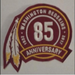 Washionton Redskins 85th Anniversary Patch