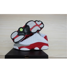 Air Jordan 13 Shoes 2015 Mens Low White Grey Red