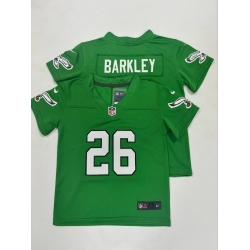 Toddlers Philadelphia Eagles 26 Saquon Barkley Green Vapor Untouchable Limited Football Stitched Jerseys