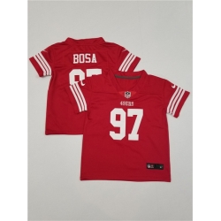 Toddlers San Francisco 49ers 97 Nick Bosa Red Vapor Untouchable Stitched Football Jersey