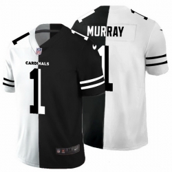 Arizona Cardinals 1 Kyler Murray Men Black V White Peace Split Nike Vapor Untouchable Limited NFL Jersey