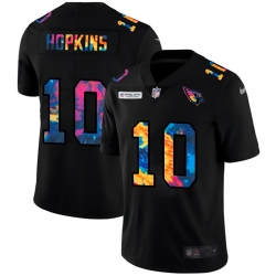 Arizona Cardinals 10 DeAndre Hopkins Men Nike Multi Color Black 2020 NFL Crucial Catch Vapor Untouchable Limited Jersey