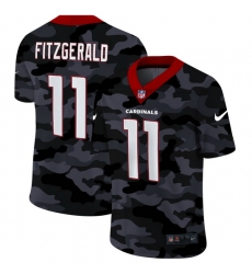 Arizona Cardinals 11 Larry Fitzgerald Men Nike 2020 Black CAMO Vapor Untouchable Limited Stitched NFL Jersey