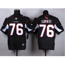 Arizona Cardinals#76 Lupati black elite jersey