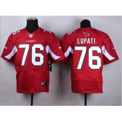 Arizona Cardinals#76 Lupati red elite jersey