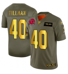 Cardinals 40 Pat Tillman Camo Gold Men Stitched Football Limited 2019 Salute To Service Jersey