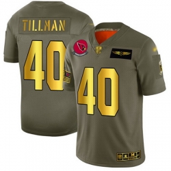 Cardinals 40 Pat Tillman Camo Gold Men Stitched Football Limited 2019 Salute To Service Jersey