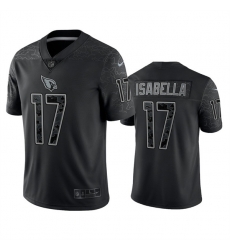 Men Arizona Cardinals 17 Andy Isabella Black Reflective Limited Stitched Football Jersey