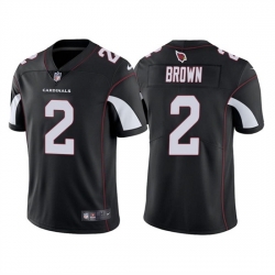 Men Arizona Cardinals 2 Marquise Brown Black Vapor Untouchable Limited Stitched Jersey