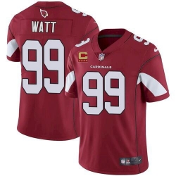 Men Arizona Cardinals 2022 #99 J.J. Watt Red With 4-star C Patch Vapor Untouchable Limited Stitched NFL Jersey